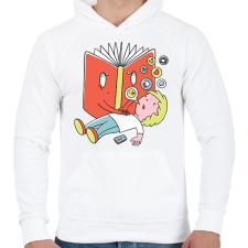 PRINTFASHION Könyv - Férfi kapucnis pulóver - Fehér női pulóver, kardigán