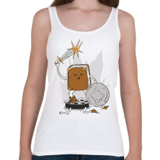 PRINTFASHION Könyv vs Film - Női atléta - Fehér