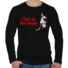 PRINTFASHION köpök a sírodra - Férfi hosszú ujjú póló - Fekete férfi póló