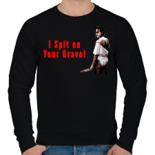 PRINTFASHION köpök a sírodra - Férfi pulóver - Fekete férfi pulóver, kardigán