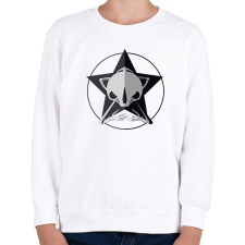 PRINTFASHION Koponya - Gyerek pulóver - Fehér gyerek pulóver, kardigán