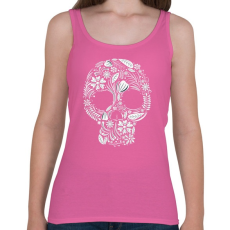 PRINTFASHION Koponya - Női atléta - Rózsaszín