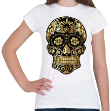 PRINTFASHION Koponya - Női póló - Fehér női póló