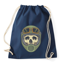 PRINTFASHION koponya sisak - Sportzsák, Tornazsák - Sötétkék tornazsák