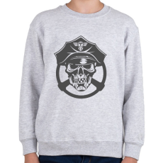 PRINTFASHION Koponya sofőr - Gyerek pulóver - Sport szürke