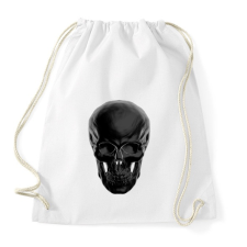 PRINTFASHION Koponya - Sportzsák, Tornazsák - Fehér tornazsák