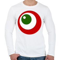 PRINTFASHION Kör kokárda - Férfi hosszú ujjú póló - Fehér