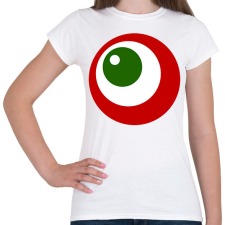 PRINTFASHION Kör kokárda - Női póló - Fehér női póló