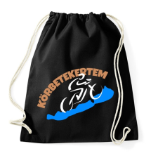 PRINTFASHION Körbetekertem! - Sportzsák, Tornazsák - Fekete tornazsák