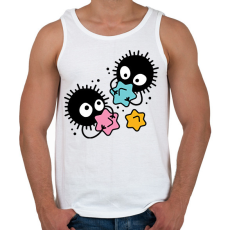 PRINTFASHION Kormocskák - Chihiro - Férfi atléta - Fehér