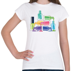 PRINTFASHION Körömlakkok - Női póló - Fehér
