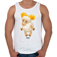 PRINTFASHION Kos - Férfi atléta - Fehér