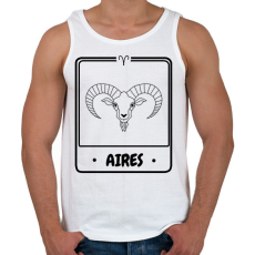 PRINTFASHION kos - Férfi atléta - Fehér