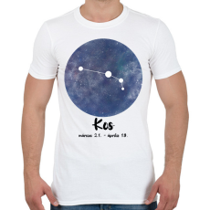 PRINTFASHION Kos - Férfi póló - Fehér