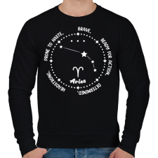 PRINTFASHION Kos tulajdonságok - Férfi pulóver - Fekete férfi pulóver, kardigán