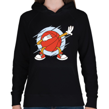 PRINTFASHION Kosaras dab - Női kapucnis pulóver - Fekete női pulóver, kardigán