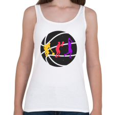 PRINTFASHION Kosaras élet - Női atléta - Fehér női trikó