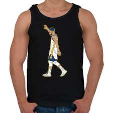 PRINTFASHION Kosaras - Férfi atléta - Fekete atléta, trikó