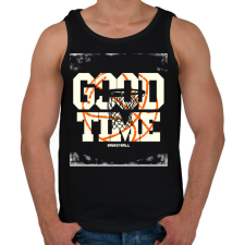 PRINTFASHION Kosaras - Férfi atléta - Fekete atléta, trikó