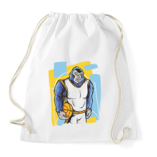 PRINTFASHION Kosaras gorilla - Sportzsák, Tornazsák - Fehér tornazsák