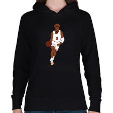 PRINTFASHION Kosaras - Női kapucnis pulóver - Fekete női pulóver, kardigán
