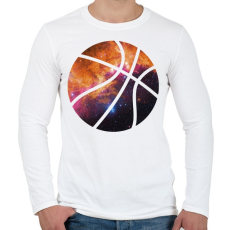 PRINTFASHION Kosaras univerzum - Férfi hosszú ujjú póló - Fehér
