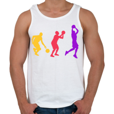 PRINTFASHION Kosarasok - Férfi atléta - Fehér