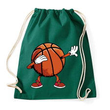 PRINTFASHION Kosárlabda dab - Sportzsák, Tornazsák - Sötétzöld tornazsák