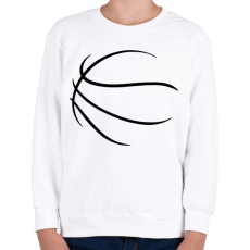PRINTFASHION Kosárlabda - Gyerek pulóver - Fehér