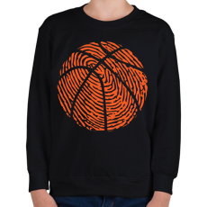 PRINTFASHION Kosárlabda  - Gyerek pulóver - Fekete