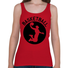 PRINTFASHION Kosárlabda - Női atléta - Cseresznyepiros