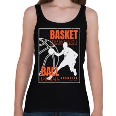 PRINTFASHION kosárlabda - Női atléta - Fekete