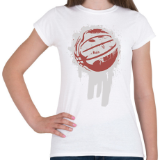 PRINTFASHION Kosárlabda - Női póló - Fehér