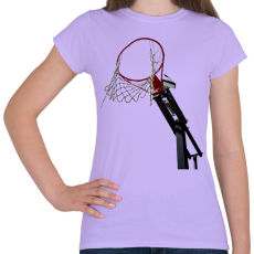 PRINTFASHION Kosárlabdapalánk - Női póló - Viola