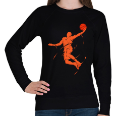 PRINTFASHION Kosárlabdás - Női pulóver - Fekete