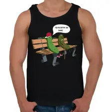 PRINTFASHION Kovászos ubi - Férfi atléta - Fekete atléta, trikó