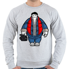 PRINTFASHION Kövér Marty - Férfi pulóver - Sport szürke férfi pulóver, kardigán
