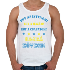 PRINTFASHION Kövesd - Férfi atléta - Fehér