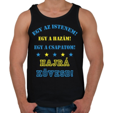 PRINTFASHION Kövesd - Férfi atléta - Fekete