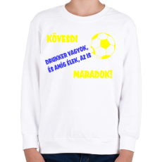 PRINTFASHION Kövesdi drukker - Gyerek pulóver - Fehér