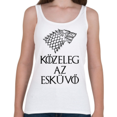 PRINTFASHION Közeleg az esküvő - Női atléta - Fehér