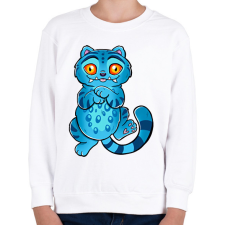 PRINTFASHION Kpop Demon Hunters - Derpy Tiger - Gyerek pulóver - Fehér gyerek pulóver, kardigán