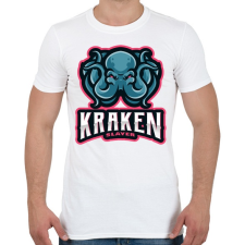 PRINTFASHION Kraken Slayer - Férfi póló - Fehér férfi póló