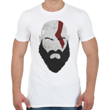 PRINTFASHION Kratos - Férfi póló - Fehér férfi póló
