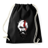 PRINTFASHION Kratos - God of War - Sportzsák, Tornazsák - Fekete