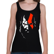 PRINTFASHION Kratos - Női atléta - Fekete női trikó