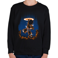 PRINTFASHION krilin - Gyerek pulóver - Fekete