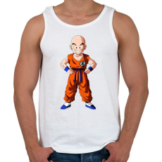 PRINTFASHION Krillin - Férfi atléta - Fehér