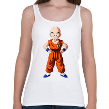 PRINTFASHION Krillin - Női atléta - Fehér női trikó