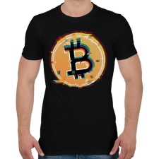 PRINTFASHION Kriptovaluta - Férfi póló - Fekete férfi póló